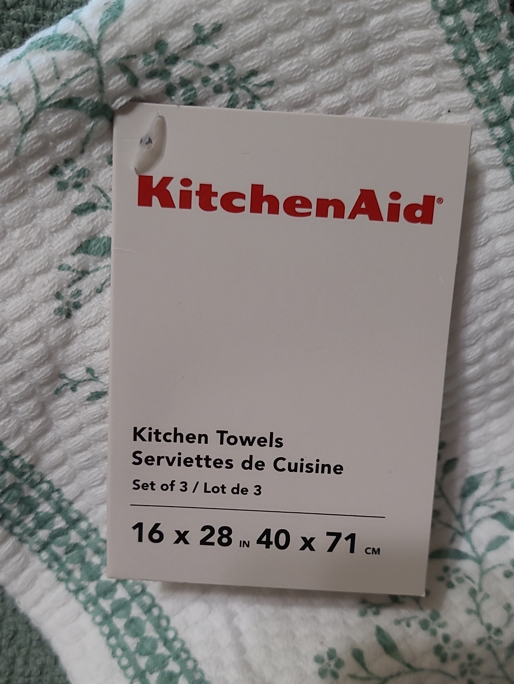 KitchenAid Floral Kitchen Towel Set - Picture 3 of 9